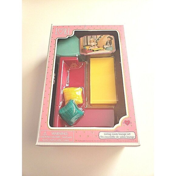 LORI LO37012Z Living Room Lounge Fashion Doll Furniture Set NIB Sealed - Picture 2 of 6